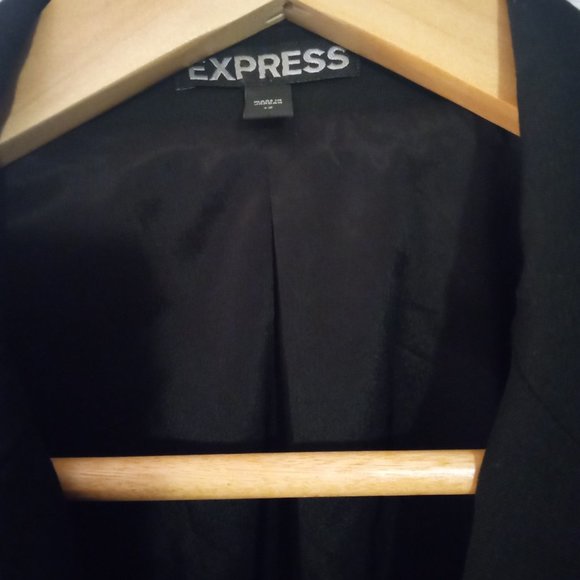 Express Heavy Single Breasted Shaped Blazer - Picture 3 of 4
